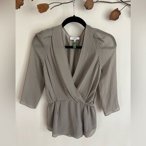 Babaton 100% Silk Blouse